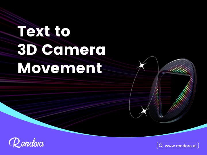 Rendora text to 3D camera movement